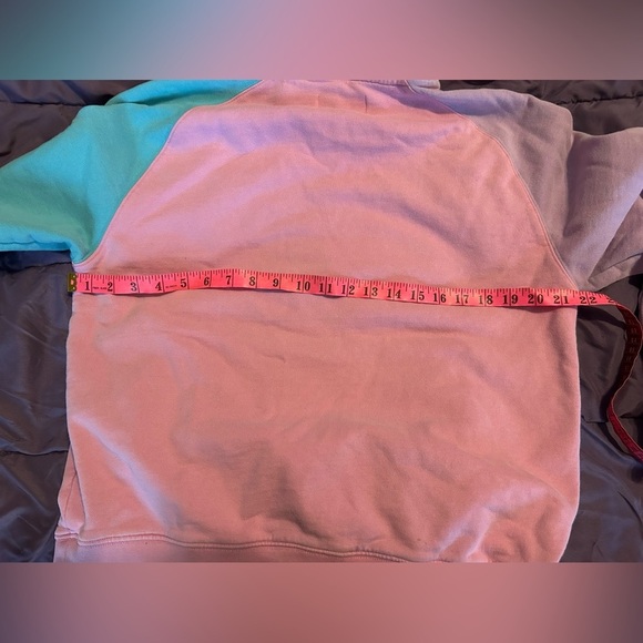 Teddy Fresh color block hoodie size small - Picture 4 of 5